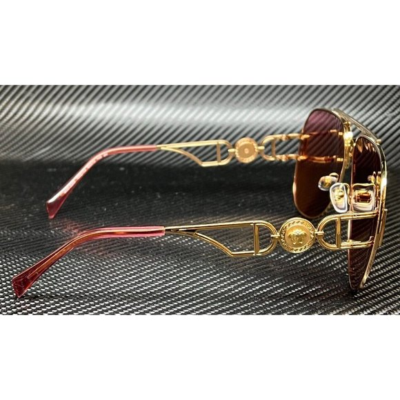 Versace Gold Mirror Pink Sunglasses